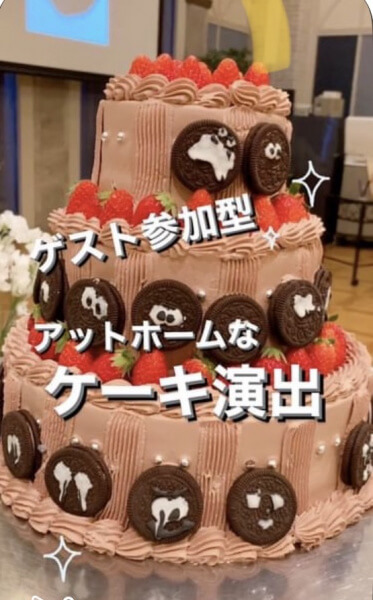 ◆◇パーティーレポート◇◆ ゲスト参加型ケーキ演出☺ 【Instagram日々更新中】